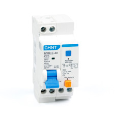 Дифференциальный автомат CHINT NXBLE-40 1P+N 25А C 30mA эектронный тип AC 4,5kA, каталог CHINT, г. Павлодар
