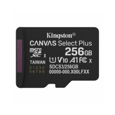 Карта памяти Kingston SDCS3/256GBSP Canvas Select Plus A1 U1 V10 256GB, выбор Карты флеш памяти