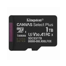 Карта памяти Kingston SDCS3/1TBSP Canvas Select Plus A1 U3 V30 1TB, Карты флеш памяти с доставкой (нейтрально, не коммерция)