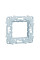 Суппорт SE NU7002 Unica Modular 2 модуля Zamak