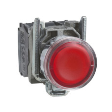 Кнопка SE XB4BW34G5 с возвр. с подсв. 22мм 48-120В красная, Светосигнальная аппаратура и Реле управления с доставкой (нейтрально, не коммерция)