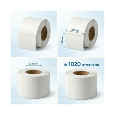 Термоэтикетки в рулоне Europrint EPLE-100.150.1020.76 (1 рулон), Europrint ассортимент