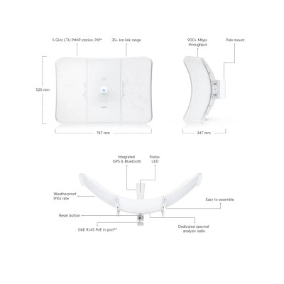 Беспроводная точка доступа Ubiquiti LTU-XR