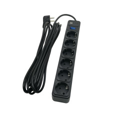Сетевой фильтр SVC ZC6S-50M-USB/TypeC 5 м. 220 В, обзор Сетевые фильтры, тройники