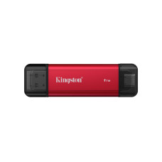 Внешний SSD диск Kingston 1TB Dual Portable Красный, серия Портативные диски