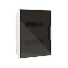 Щиток встраиваемый FRAME белый DKC F24B1WD 24 модуля с тонированной дверцей, FRAME ассортимент
