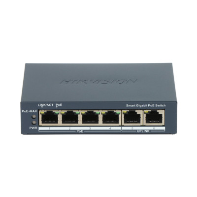 Коммутатор Hikvision DS-3E1506P-EI/M-4P1T1F