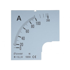 Шкала для амперметра iPower 100/5, все Измерение и Учёт