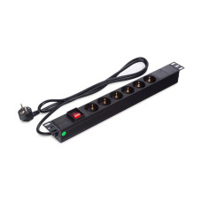 Сетевой фильтр SVC PD-6SCH 1,8 м. 220 в., в категории Аксессуары для шкафов и стоек