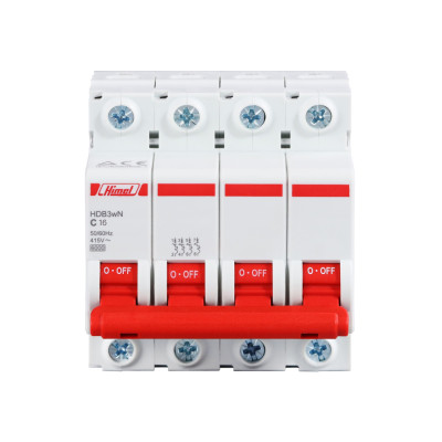 Автоматический выключатель Himel HDB3w 4Р 16А С 4,5кА