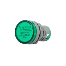 Сигнальная лампа Himel 22мм AC/DC 24В зелёная, изделие в категории Светосигнальная аппаратура и Реле управления