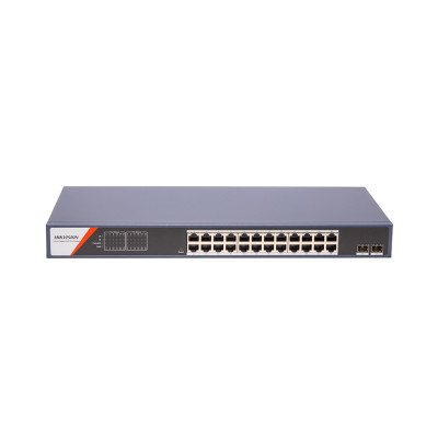 Коммутатор Hikvision DS-3E1526P-SI-24P2F