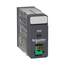 Реле интерфейсное RXM SE RXG21P7 5А 230В с блок кнопкой 2CO, Светосигнальная аппаратура и Реле управления наличие в г. Павлодар