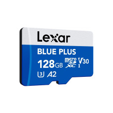 Карта памяти Lexar Blue plus LMSBLPL128G-BNANG 128GB + адаптер, изделие в категории Карты флеш памяти