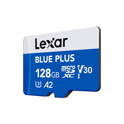 Карта памяти Lexar Blue plus LMSBLPL128G-BNANG 128GB + адаптер